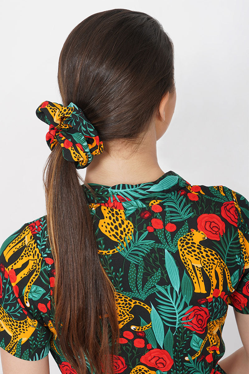 Jaguar Paradise Scrunchie