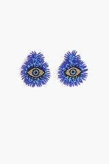 Smokey Eye Evil Eye Earrings