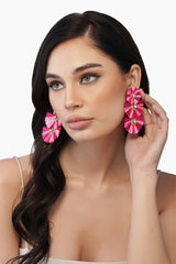 Midnight Butterfly Raffia Earrings
