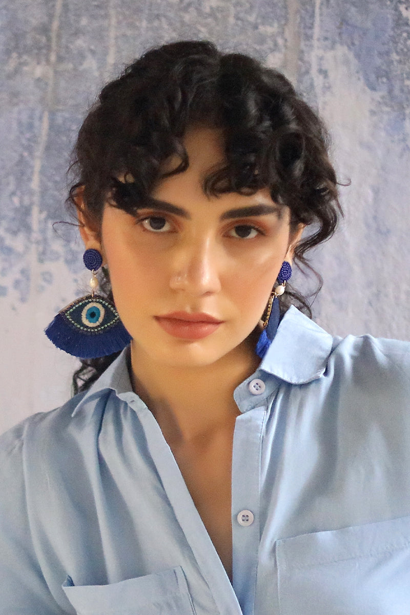 Forever Greece Evil Eye Earrings