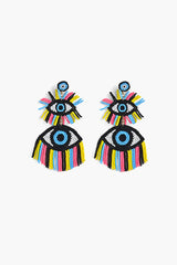 80's Evil Eye Earrings
