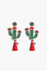 Cacti Beaded Earrings