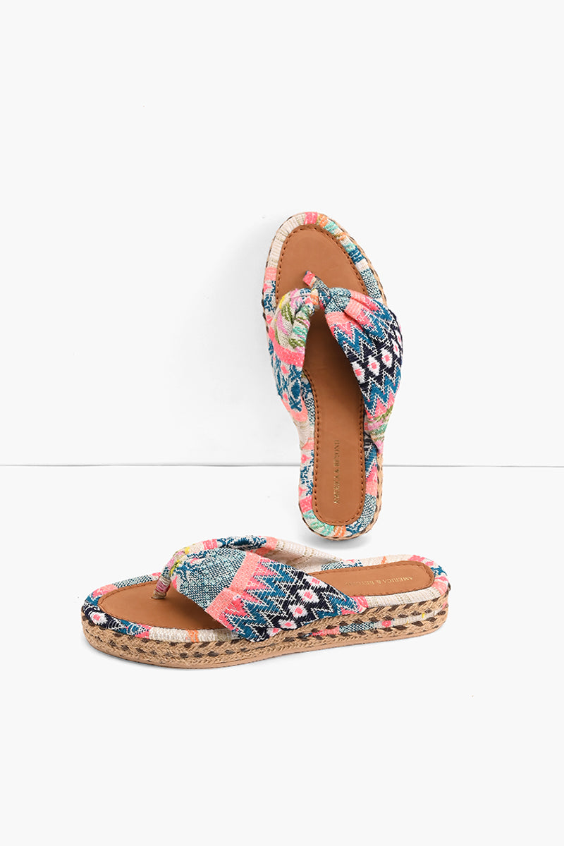 Daphne Flatform Thong Sandals