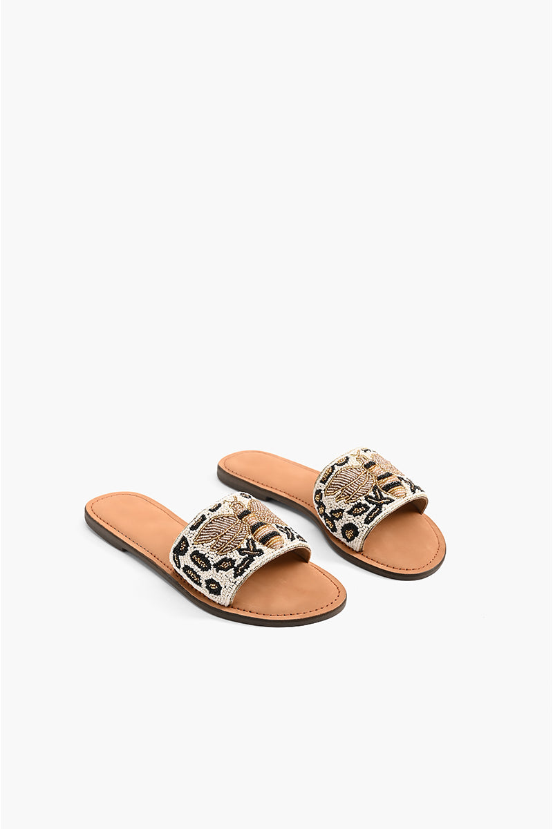 Bee Glam Slide Sandals