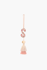 Rose Gold Boho Tassel with Alphabet Hanging